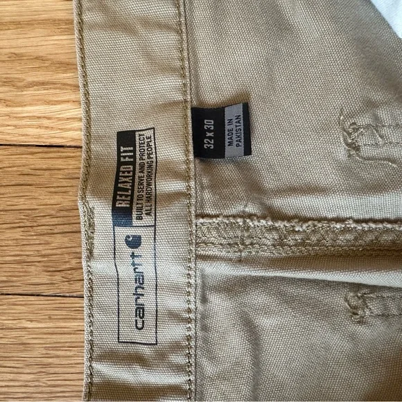 Carhartt Men's Khaki 5 pocket pants 32x30 - Picture 2 of 4